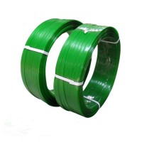 Green PET cotton soft flexibility bale plastic straps for packaging