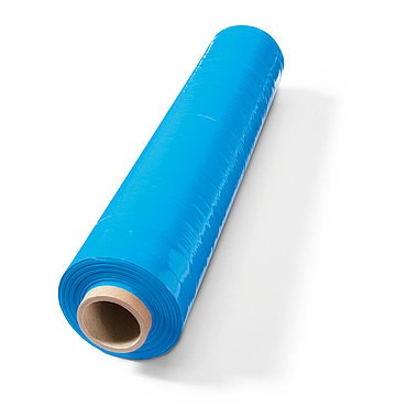 Black blue red color LLDPE stretch film roll for packing wrapping pallet